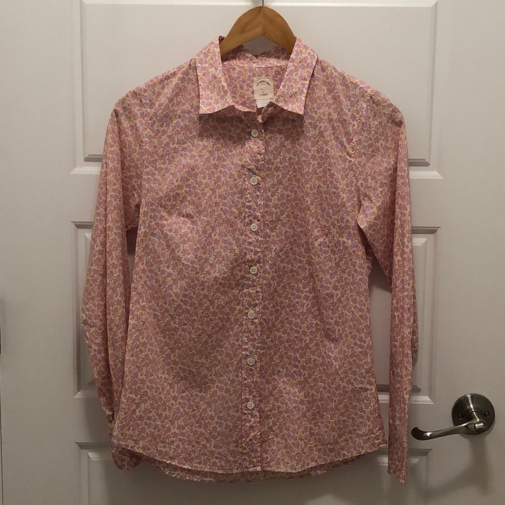 J CREW women’s 100% cotton perfect shirt